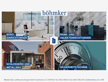 Tablet Screenshot of boehmker.com